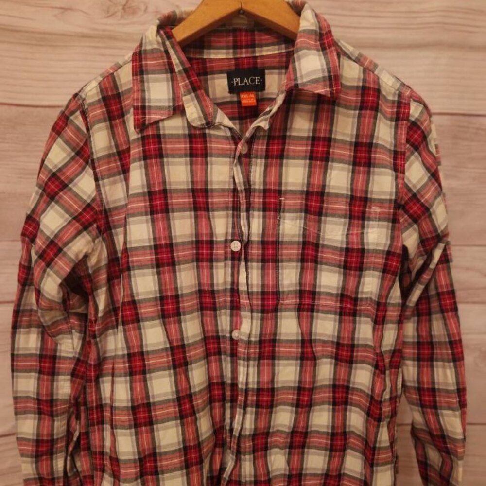 PLACE XXL 16 plaid button down